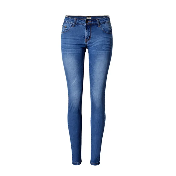 Pant Jeans Women 2025 Low Waist Button Skinny Pencil Jeans Small Feet Slim Ladies Jeans Denim Trousers Japanese Y2k Clothing - Image 4