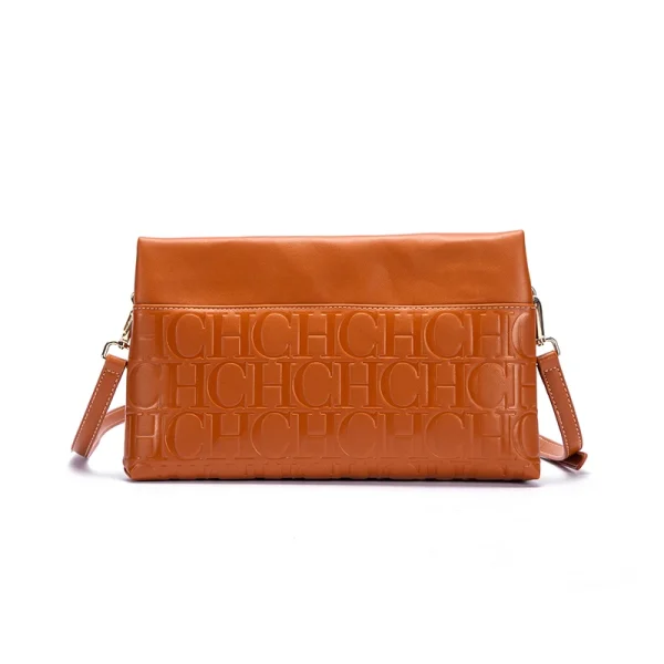 CH High Fashion Ladies Shoulder Bag Daily Commuter Versatile Small Square Women's Crossbody Bag Pure Colour Letter Print Design - Image 4