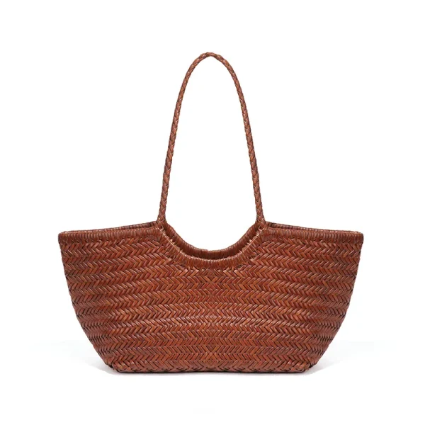 Bags Luxury Women Tote Bag Shoulder Woman 2025 Women's Handbags Eco Designer Beach Peddler Sale Handbag Hand Design Original New - Image 4