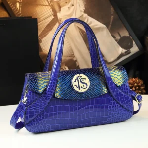 Genuine Leather Women's Bag 2025 Luxury Fashion Snake Pattern Ladies Tote Handbags Large Capacity Mom Shoulder Crossbody Bags