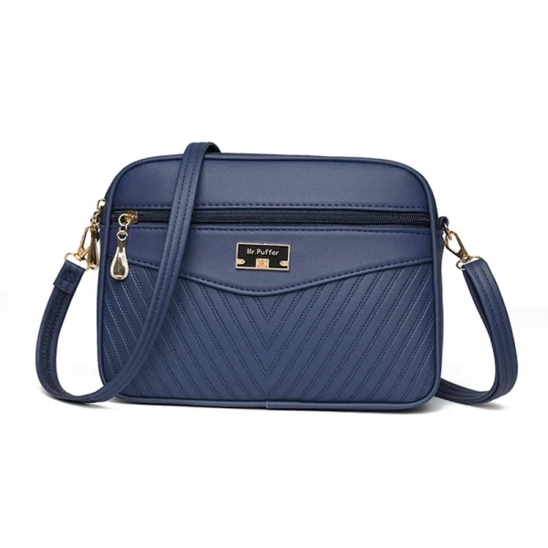 2025 New Summer Women's Handbag Skew Cross Underarm Bag with Foreign Trade Printing One Shoulder Small Square Bag - Image 2