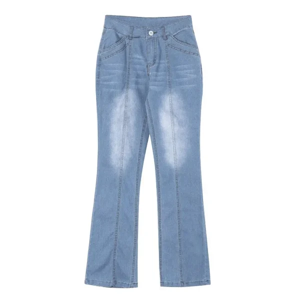 2025 New Women's Low Waist Boot Cut Jeans Fashion Slim Stretch Denim Flared Pants Casual Female Trousers XS-4XL Drop Shipping - Image 5