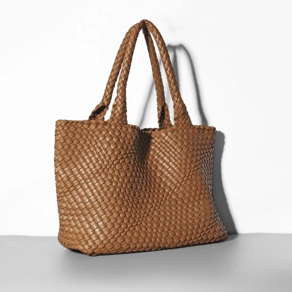 Tote Bags For Women Designer Knitting Fashion Ladies Handbags And Purses Luxury Large Capacity Female Shoulder Beach Travel Bags - Image 4