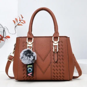 Fashionable and minimalist large capacity embroidered women's crossbody bag, a daily handbag for use