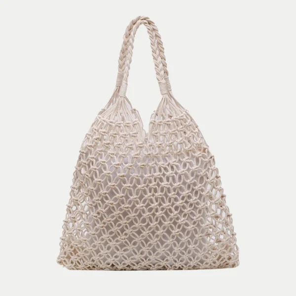 New Arrival Hollow Out Shoulder Bags For Women Large Capacity Straw Handbag Totes Vintage Travel Beach Bag Shopping Pack - Image 3