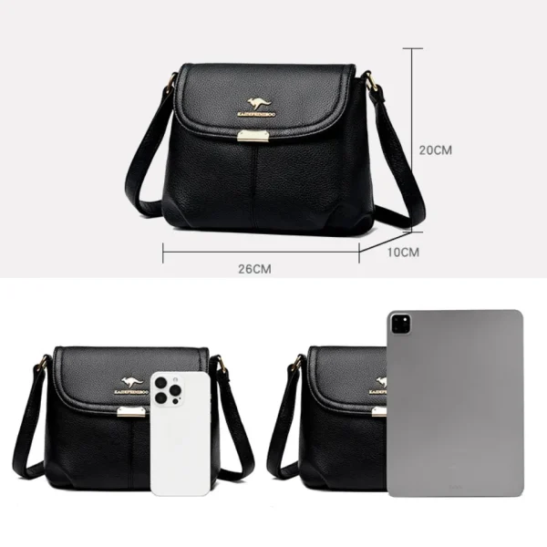 Kangaroo Brand Small Summer Handbags Women Bags Designer High Quality Pu Leather Shoulder Crossbody Bags for Women Mother Sac - Image 5
