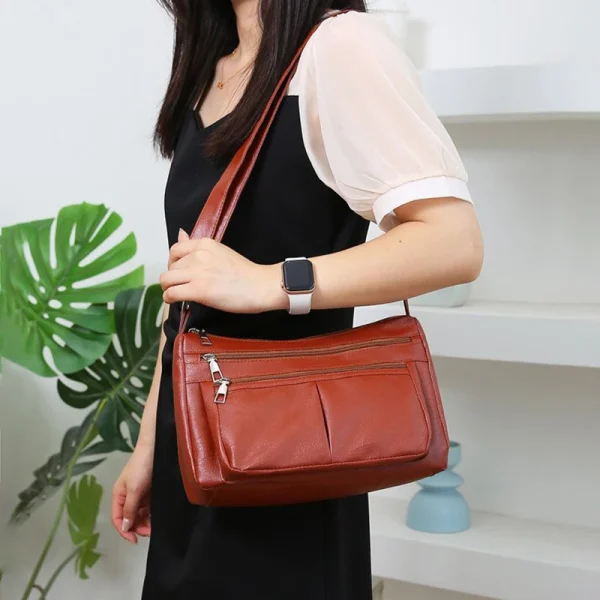 Women's Bag 2025 Trend Korean Handbags Designer Luxury Brand Ladies Shoulder Bags Soft Leather Fashion Versatile Crossbody Bag - Image 6