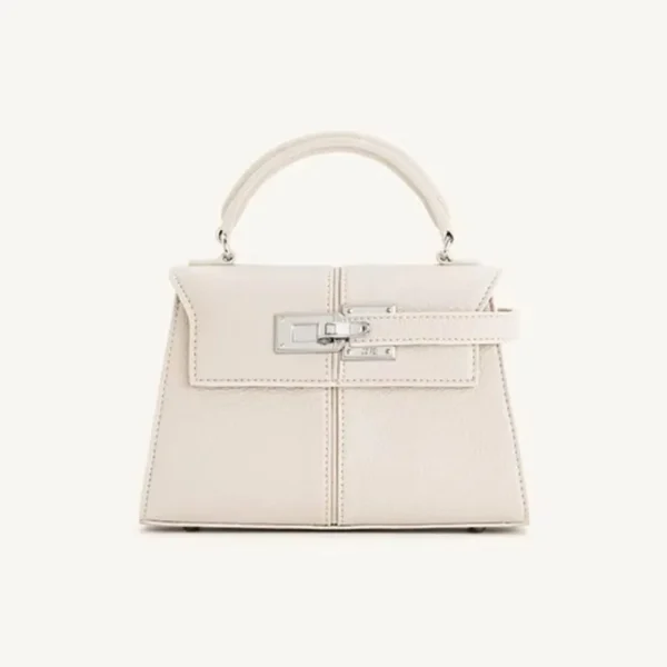 2025 Trapezoidal Leather Women's Bag Versatile Fashion Niche Handbag Top-handle Bags на сумки плечо кожаная sac de luxe femme - Image 4