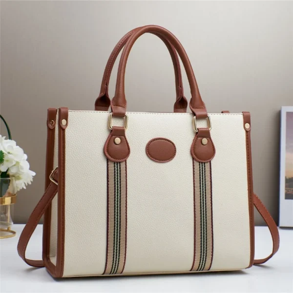 Fashion Women's Handbag for Women High Quality PU Leather Crossbody Bag Ladies Tote Bag Purse Solid Color Messenger Sac A Main