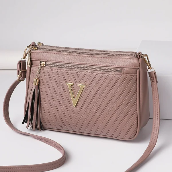 Women's Middle-aged Crossbody Bag Korean Version 2025 Spring/summer Fashion Trend Single Shoulder Bag Change Mobile Phone Purse - Image 4