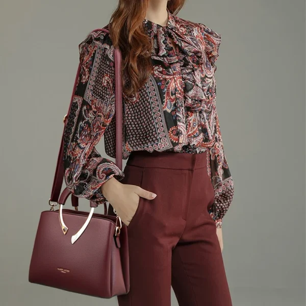 High Quality Leather Casual Crossbody Shoulder Bags for Women 2025 New Luxury Purses And Handbags Women Bags Designer Totes Sac - Image 3