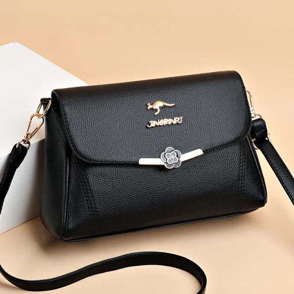 Women's 2025 New Popular Single Shoulder Bag Soft Leather Versatile Crossbody Bag High Sense Cross Border Handbag Wholesale - Image 3