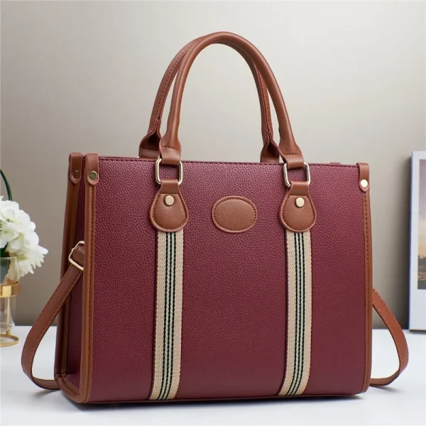 Fashion Women's Handbag for Women High Quality PU Leather Crossbody Bag Ladies Tote Bag Purse Solid Color Messenger Sac A Main - Image 5