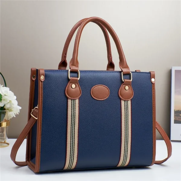 Fashion Women's Handbag for Women High Quality PU Leather Crossbody Bag Ladies Tote Bag Purse Solid Color Messenger Sac A Main - Image 3