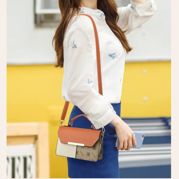 Women's Shoulder Bags High Quality PU Leather Crossbody Bag Purse Summer Ladies Casual Small Square Bag Commuter Sac A Main - Image 6