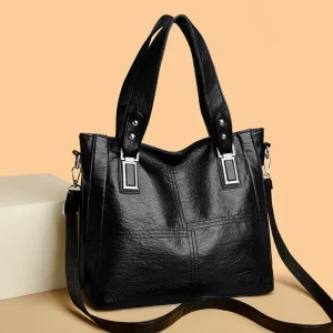 Luxury Famous Brand Women's Soft Leather Handbag Large Capacity Tote Bag Women's Shoulder Crossbody Bags