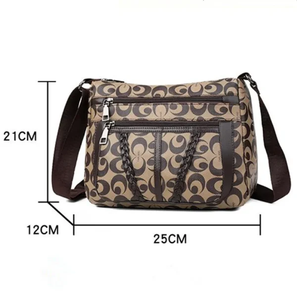Urban Minimalist Soft Pu Leather Crossbody Bag Trendy Styles Women Bags,Daily Use Bags for Women Phones Cosmetics Messenger Bag - Image 3