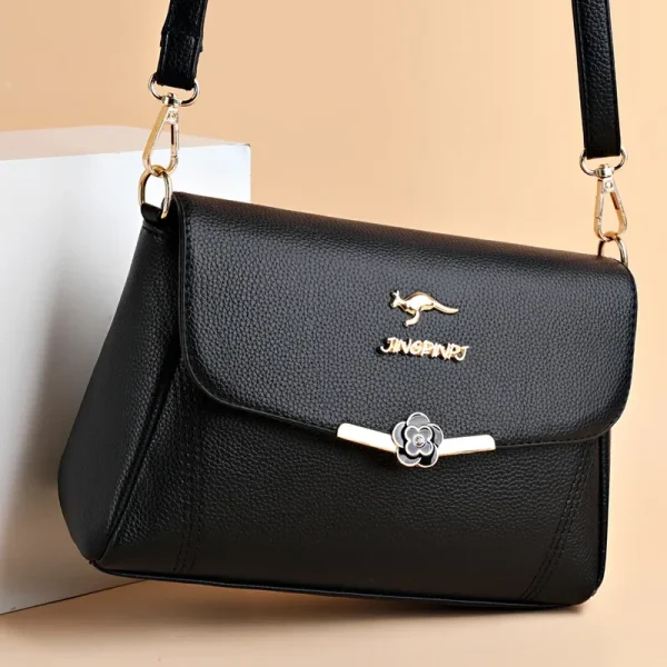 Women's 2025 New Popular Single Shoulder Bag Soft Leather Versatile Crossbody Bag High Sense Cross Border Handbag Wholesale - Image 2