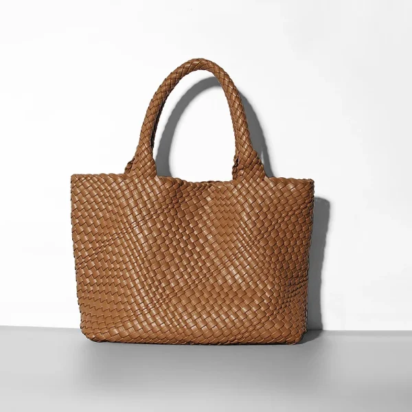 Tote Bags For Women Designer Knitting Fashion Ladies Handbags And Purses Luxury Large Capacity Female Shoulder Beach Travel Bags - Image 2