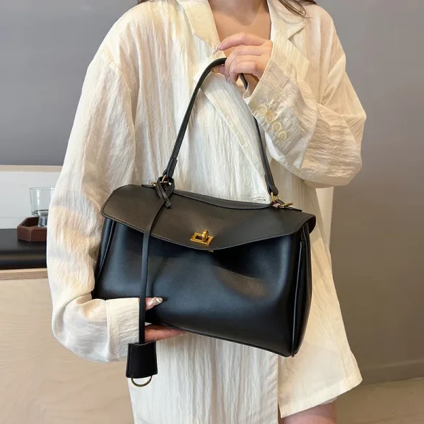 New Crossbody Bags French Style Women's Retro Trend Advanced Axillary Bag Retro Fashion Leisure Versatile Commuter Shoulder Bags - Image 2