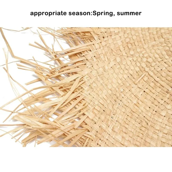 Women Beach Sun Hat Straw Wide Brim Cap Female Comfortable Breathable Summer Headwear Head Decoration Photo Props Caps - Image 5