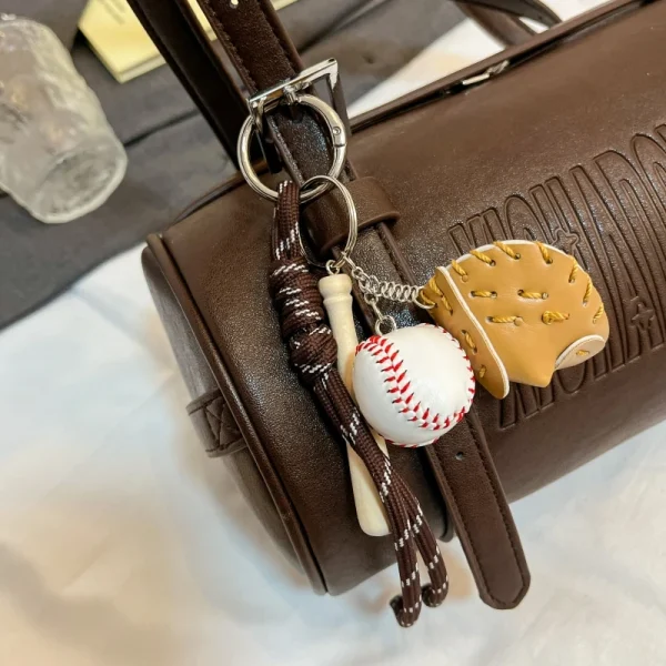 Multifunctional Cylinder Shaped Shoulder Bags For Women 2025 Winter Latest Designer Handbags Luxury Cross Body Bag With Pendant - Image 2