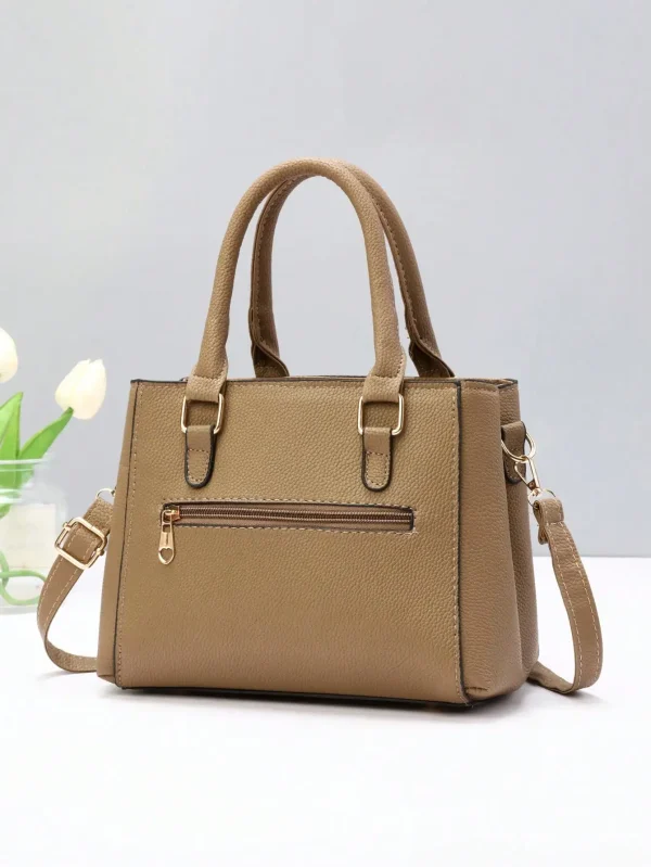 PU leather women's handbag, women's retro wallet, crossbody bag, Boston single shoulder crossbody bag - Image 2