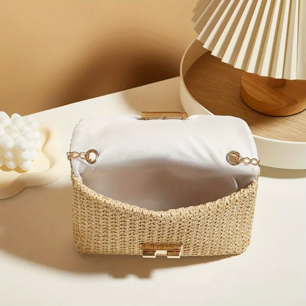 Crossbody Bag for Women,Chain Strap Banquet Stylish Accessory Shoulder Bag for Day-to-Night Outfits - Image 6