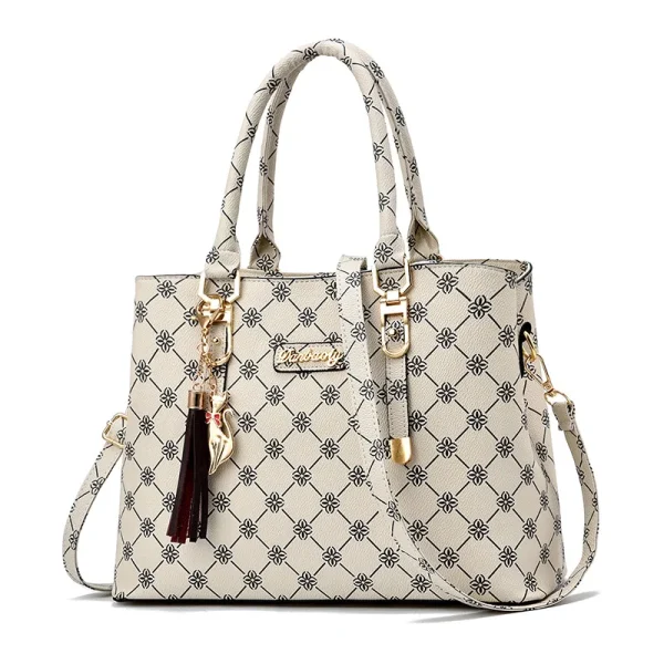 High Quality Print Leather Shoulder Crossbody Bags for Women 2025 Luxury Purses Handbags Elegant Tote Messenger Sac A Main - Image 3