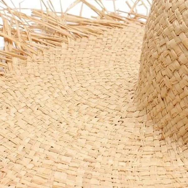 Women Beach Sun Hat Straw Wide Brim Cap Female Comfortable Breathable Summer Headwear Head Decoration Photo Props Caps - Image 6