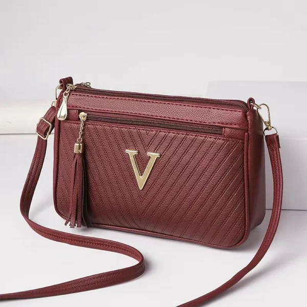 2025 Women's Middle-aged Crossbody Bag Korean Version Spring/summer Fashion Trend Single Shoulder Bag Change Mobile Phone Purse - Image 2