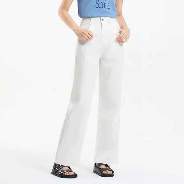 Semir Jeans Women Cool Feeling Wide Leg 2025 New Summer Leg-Lengthening Floor-Length Pants Trendy for Fashionable Style - Image 5