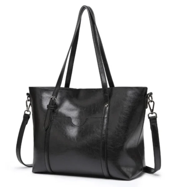 Shoulder Bags for Women Oil Wax Leather Handbag Tote Crossbody Bag Vintage Satchels Women Bags Designer Handbag High Quality - Image 6