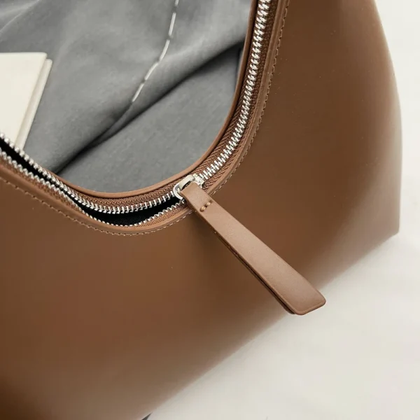 MOODS Fashion Underarm Shoulder Bags For Women PU Leather Pure Color Armpit Hobo Bag 2025 New Luxury Designer Purses And Handbag - Image 2