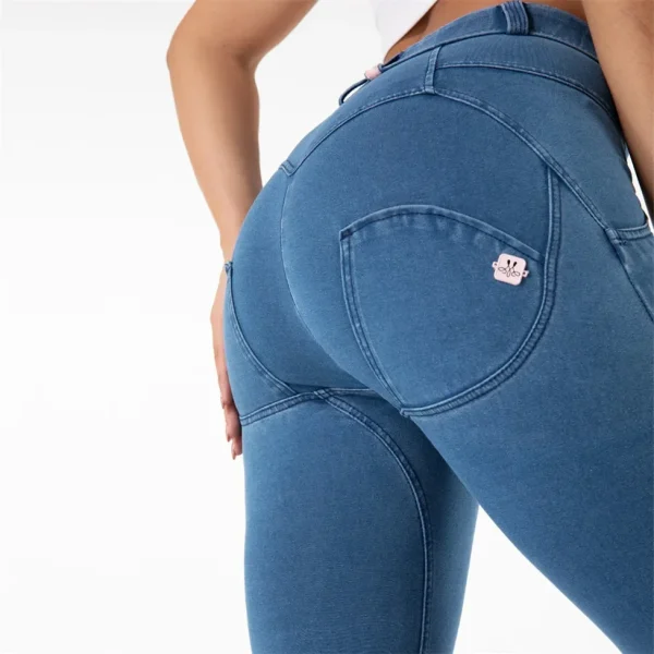 Melody Stretch Jeans Mujer Push Up Slim Fitting Women Denim Blue Jeans Comfort Middle Waist Summer 2025 - Image 6