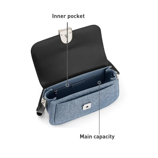 LA FESTIN Original New 2025 Ladies Leather Bag Crossbody Shoulder Bag Women's bag Handbag A-line Door Series Luxury Products - Image 3