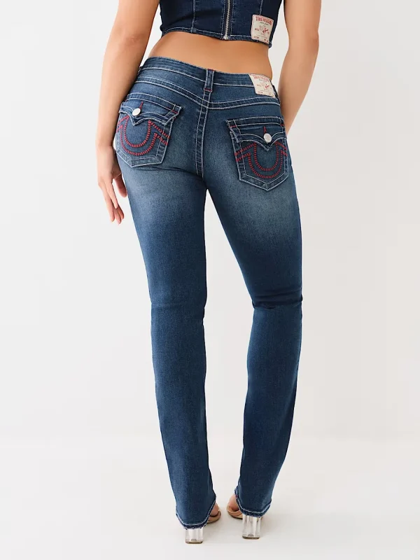 Y2k Women Vintage Gothic Fashion Embroidered Hip Hop Street Leisure Denim Pants True Brand High Waist Straight Leg Wide Leg Jean - Image 4