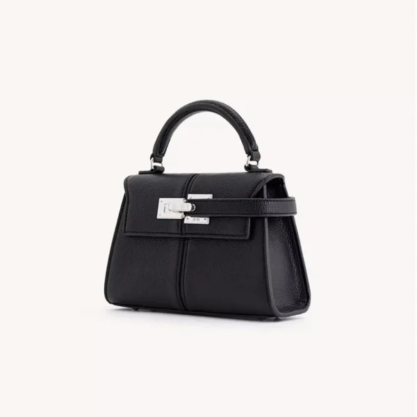 2025 Trapezoidal Leather Women's Bag Versatile Fashion Niche Handbag Top-handle Bags на сумки плечо кожаная sac de luxe femme - Image 5