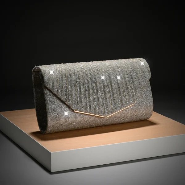 New Textured wedding gift clutch bags for women Ladies Evening Bag Designer envelope luxury Handbags hardware shoulder bag