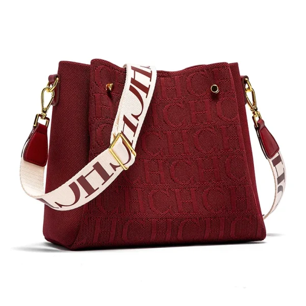 CH Crossbody Elegant Design Sense Letters Drawstring Design Brand Women's Bag Fashion Casual Hundred Women's Bag Crossbody - Image 2