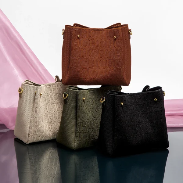 CH Crossbody Elegant Design Sense Letters Drawstring Design Brand Women's Bag Fashion Casual Hundred Women's Bag Crossbody - Image 5