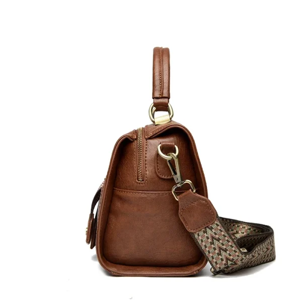 High-quality Leather Handbag Luxury Designer Shoulder Crossbody Bags for Women 2024 Large Capacity Shopper Branded Messenger Bag - Image 4