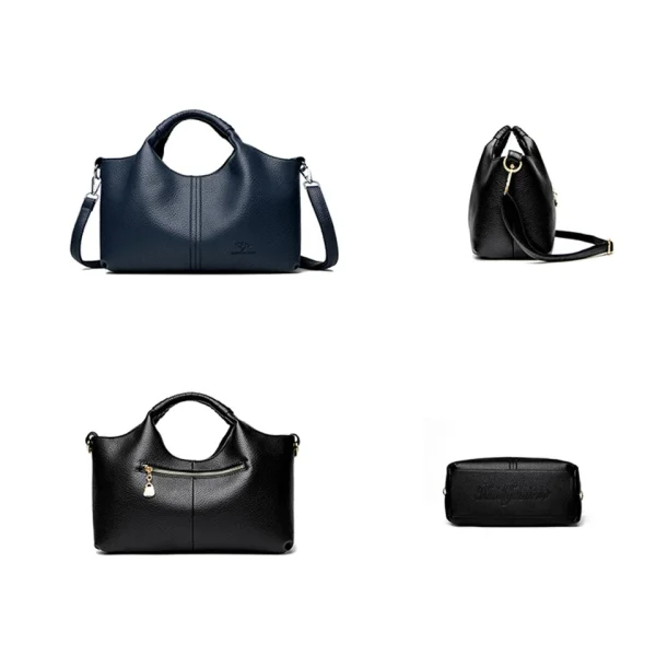 High Quality Soft Leather Women's Handbag Tote Bag Fashion Luxury Women Shoulder Bag Trendy Female Commute Crossbody Bags Wallet - Image 5