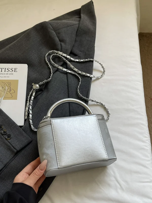 Women handbags New Chinese Style Bucket Bag 2025 – Trendy Oriental Handheld Tote, Versatile Crossbody Shoulder Bag for Women - Image 2