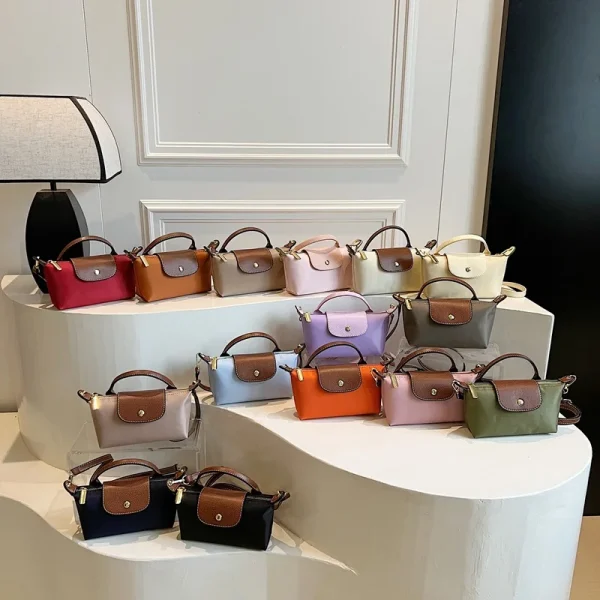 2025 Trendy Summer New Popular Lightweight Shoulder Crossbody Bag, Fashionable Women's Bag, Checkered Canvas, Personalized Multi - Image 6