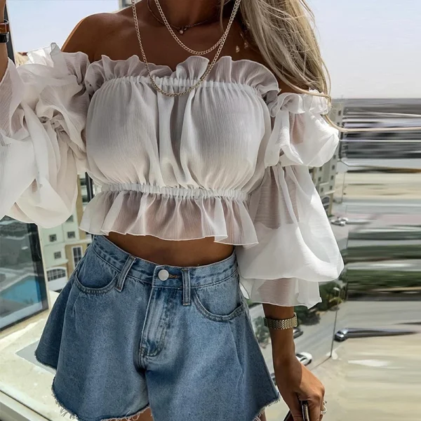 Designer Jean Shorts Women Summer High Waist Baggy Wide Leg Flare Short Jeans Casual Vintage Korean Style Y2k Denim Shorts - Image 5
