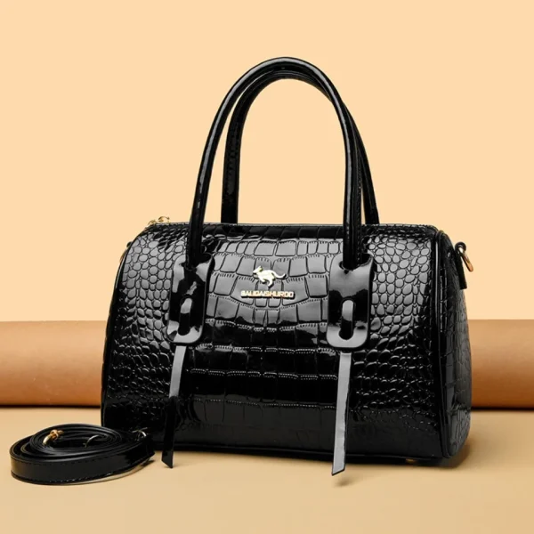 Genuine Brand Soft Patent Pu Leather Hand Bags for Women Mother Female Shoulder Crossbody Tote Messanger Bag Small Sac A Main - Image 2