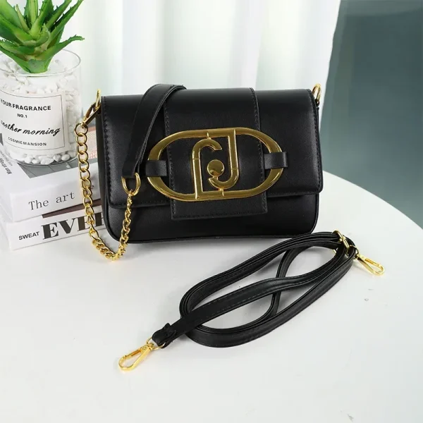 Metal Buckle Flap Crossbody Chain Shoulder Bag,Women Square Underarm Messenger Bag,Ladies Casual Versatile Commute Handbag 2024 - Image 3