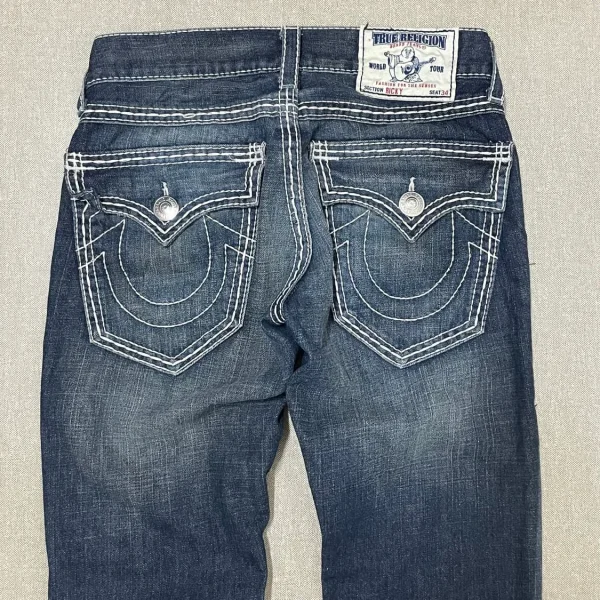 Vintage High Street Hip Hop Couples Street wear Y2K Classic Jeans Straight Low Waist Pants Embroidery Figure Fashion Blue Jeans - Image 2