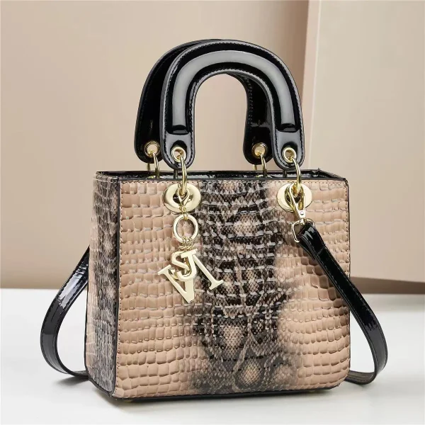 Women Shoulder Bag Luxury Designer Handbags For Women Bright Leather Messenger Crossbody Bags Top-handle Bags Trend Women's Bag - Image 2
